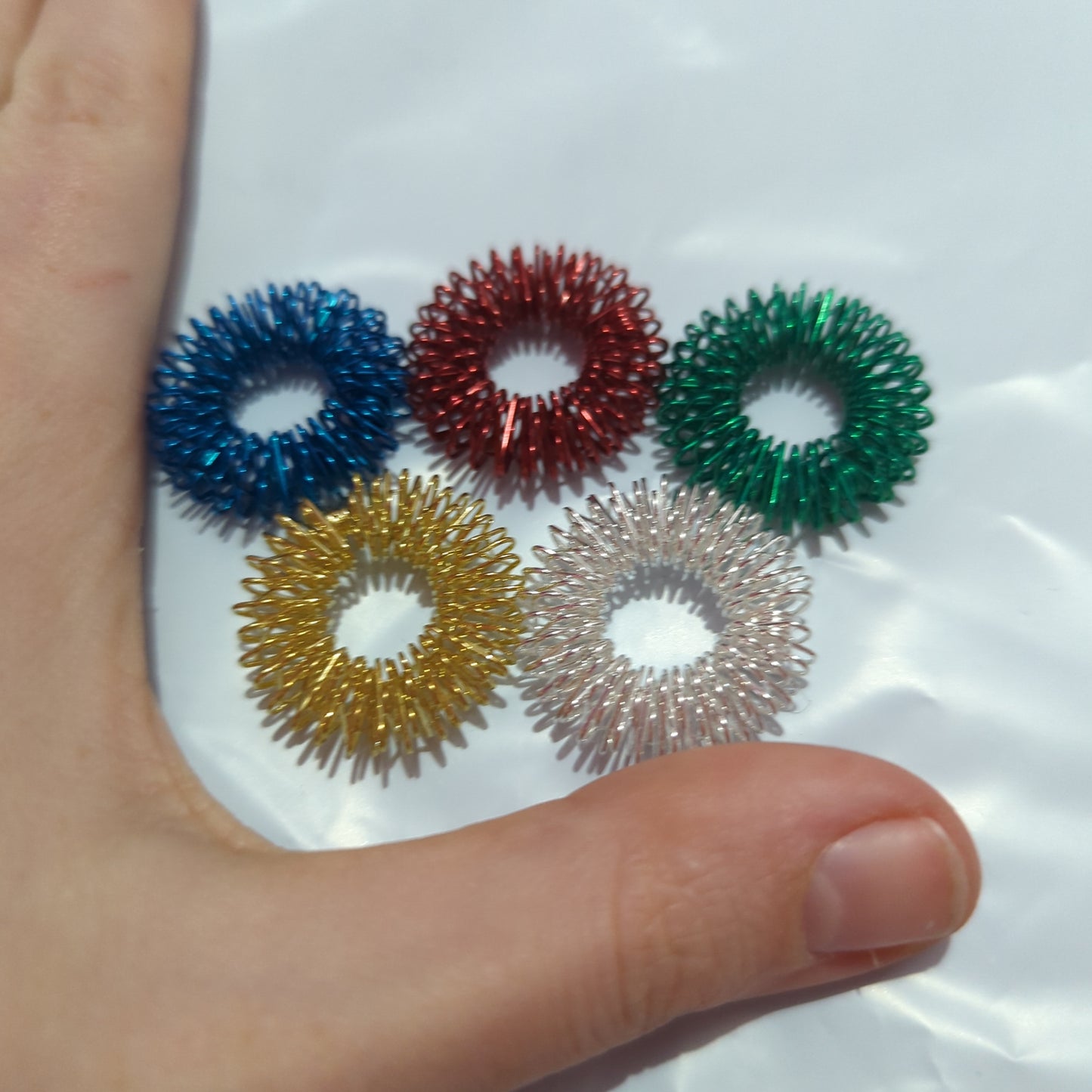 Fidget ring pack of 5 - Fidgeting Fingers
