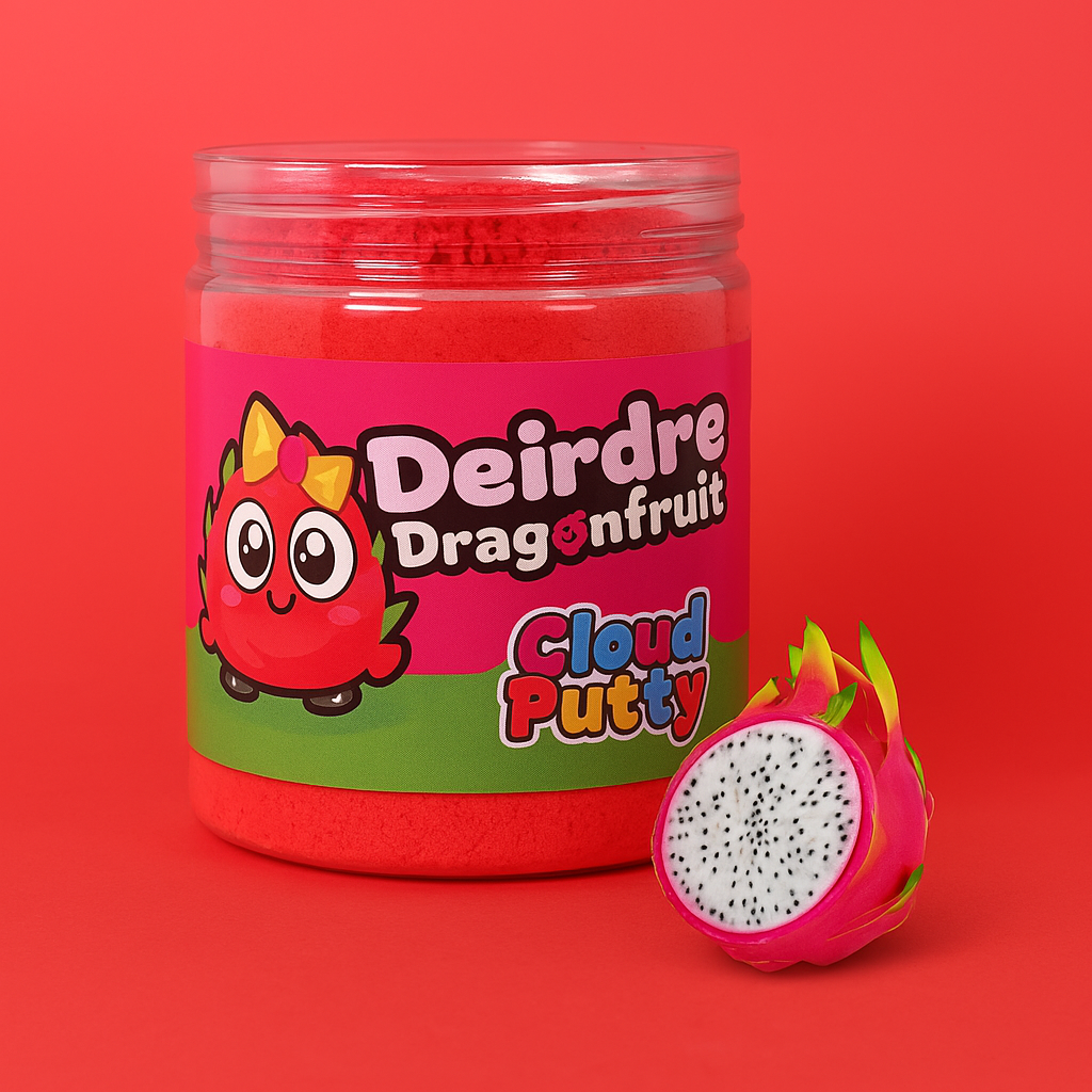 Deirdre Dragonfruit Cloud Putty – Dragonfruit Scented Sensory Toy - Fidgeting Fingers