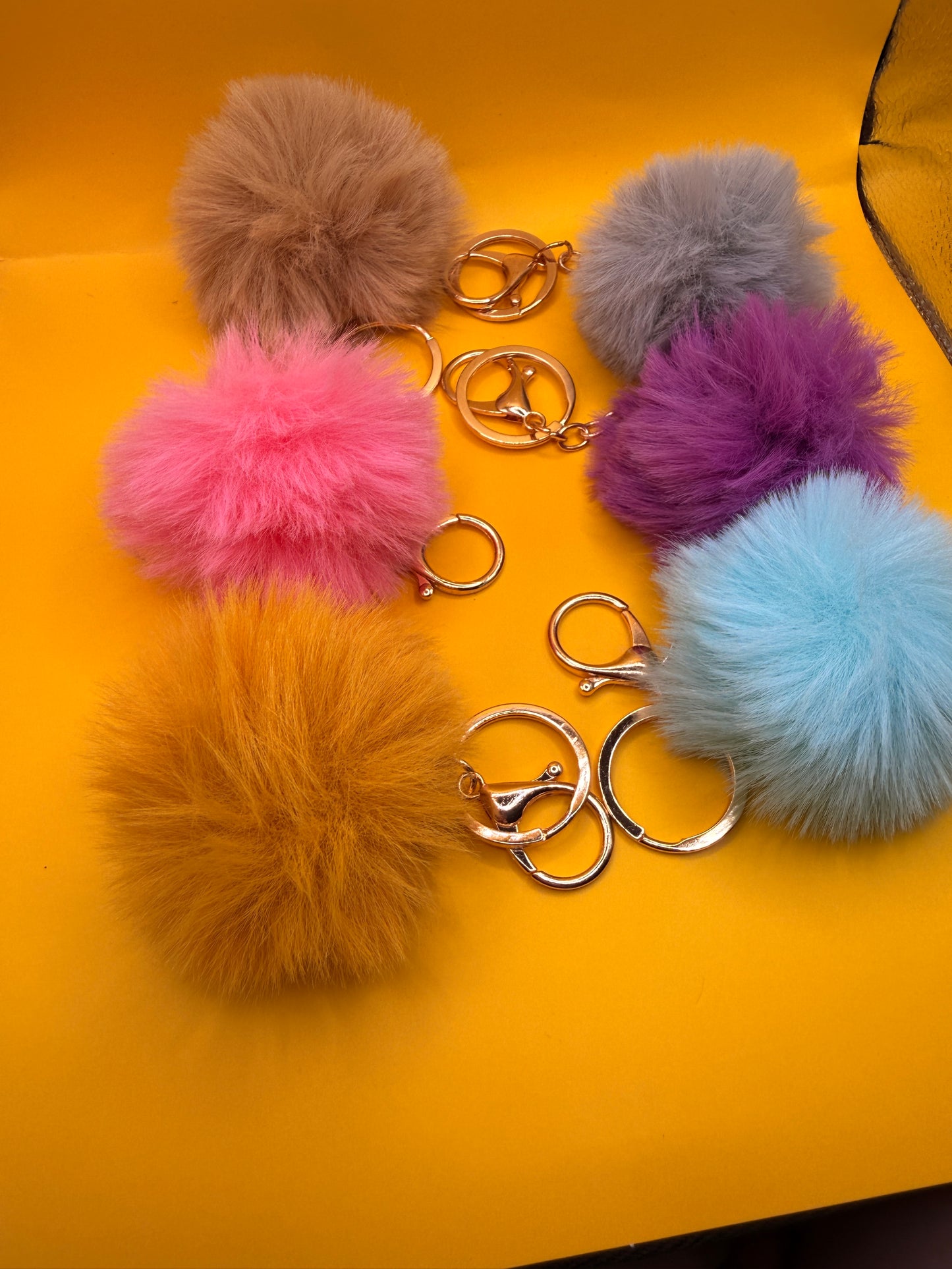 Fluffy Pom Pom for keychains