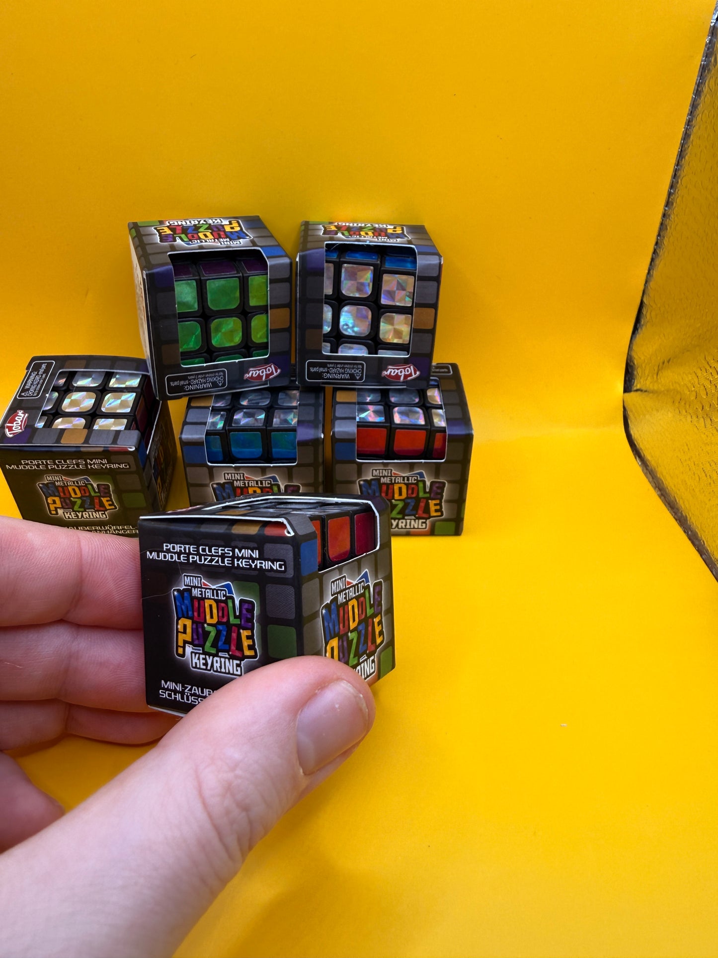 Mini Rubix cubes for keychains