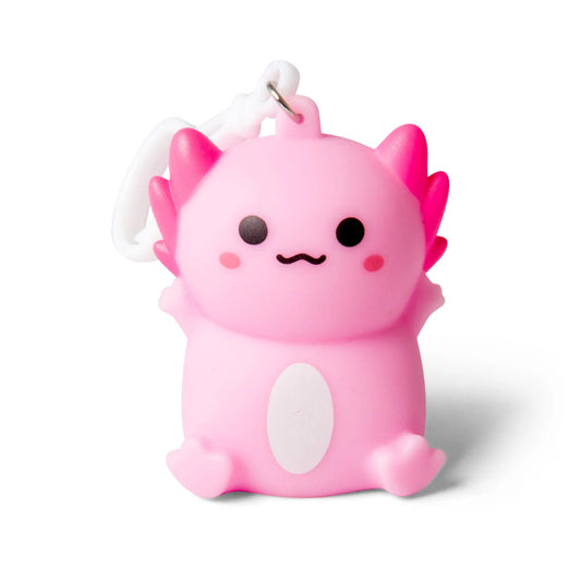 Light Up Axolotl Keychain - Fidgeting Fingers