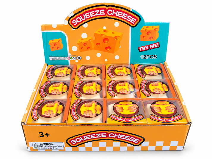Small cheese squeeze toy