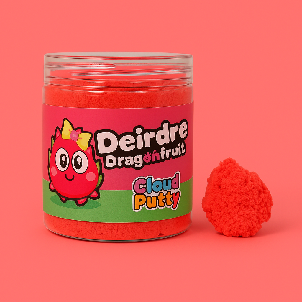 Deirdre Dragonfruit Cloud Putty – Dragonfruit Scented Sensory Toy - Fidgeting Fingers