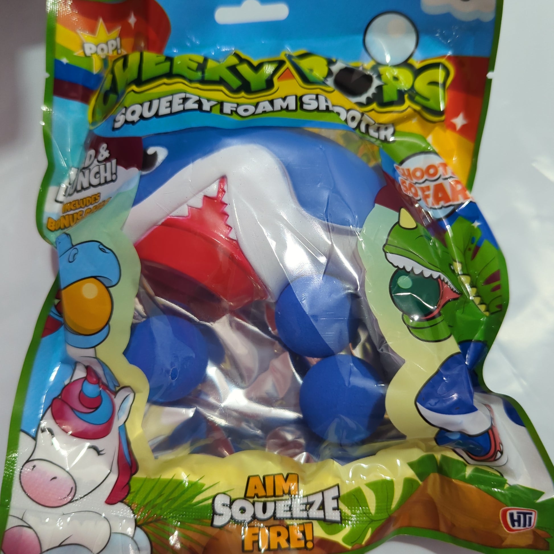 Cheeky pop - squeezy foam shooter - Fidgeting Fingers