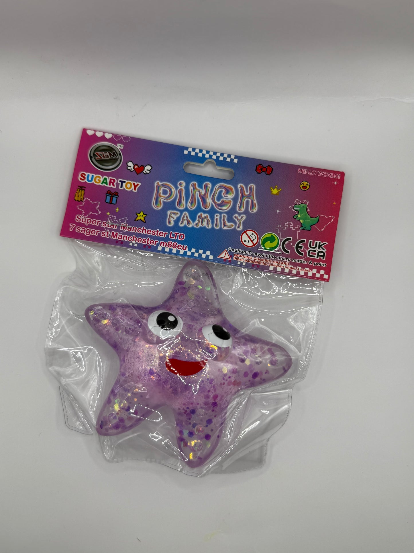 Sugar filled starfish fidget