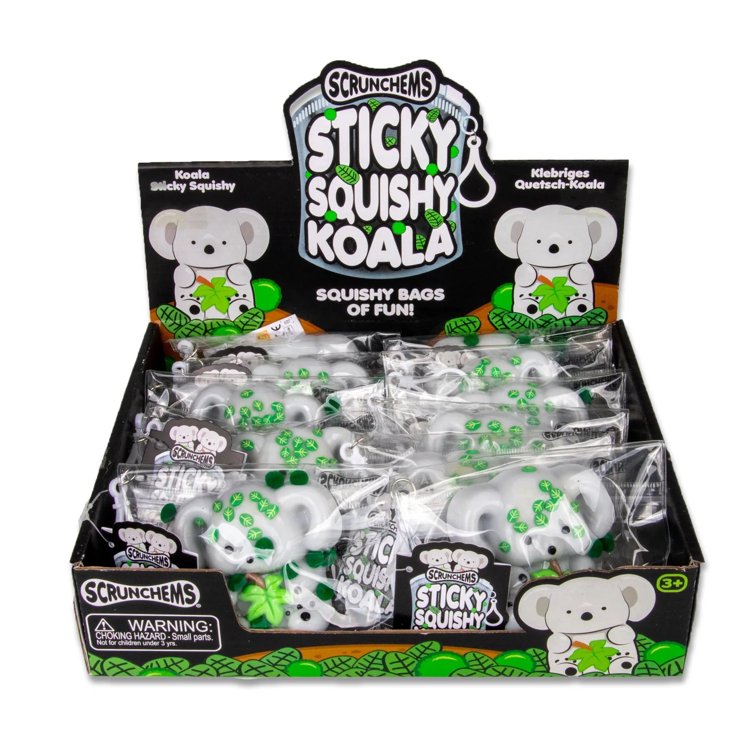 Scrunchems Sticky Squishy Koala Stress Toy | Sensory Fidget Squeeze toy for Kids - Fidgeting Fingers