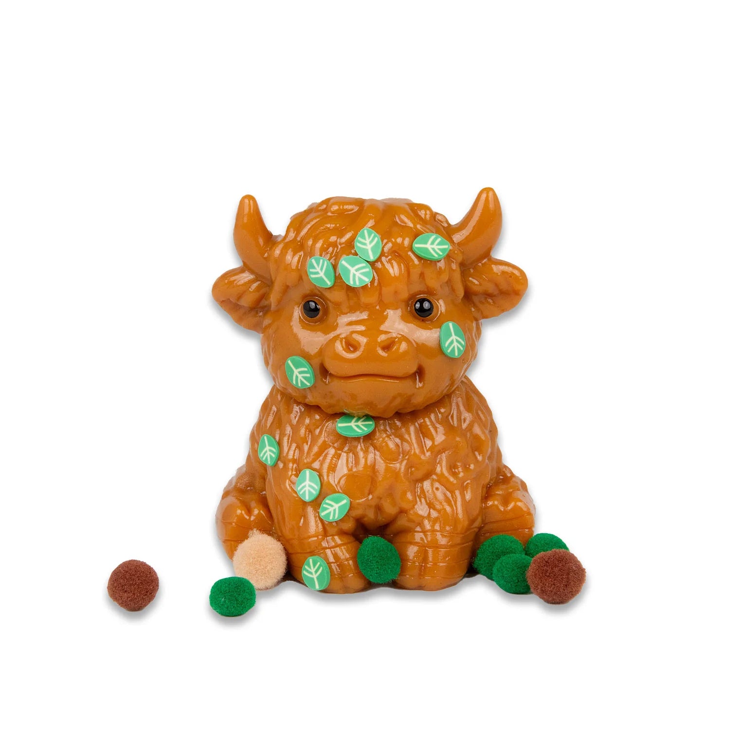 Scrunchems Sticky Squishy Highland Cow Stress Toy | Sensory Fidget Squeeze Ball for Kids - Fidgeting Fingers
