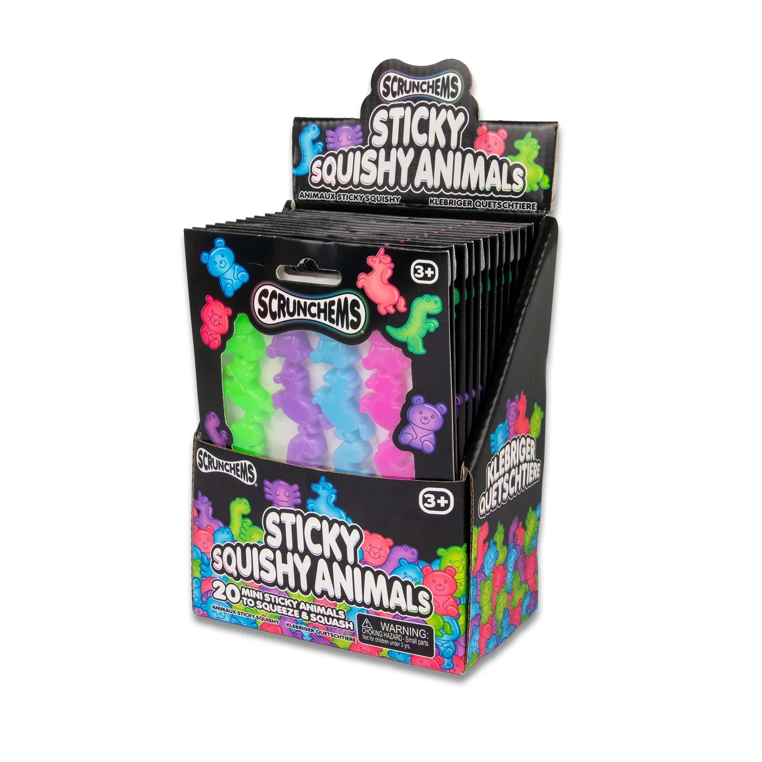 Scrunchems Sticky Squishy Animals 20 Pack - Fidgeting Fingers