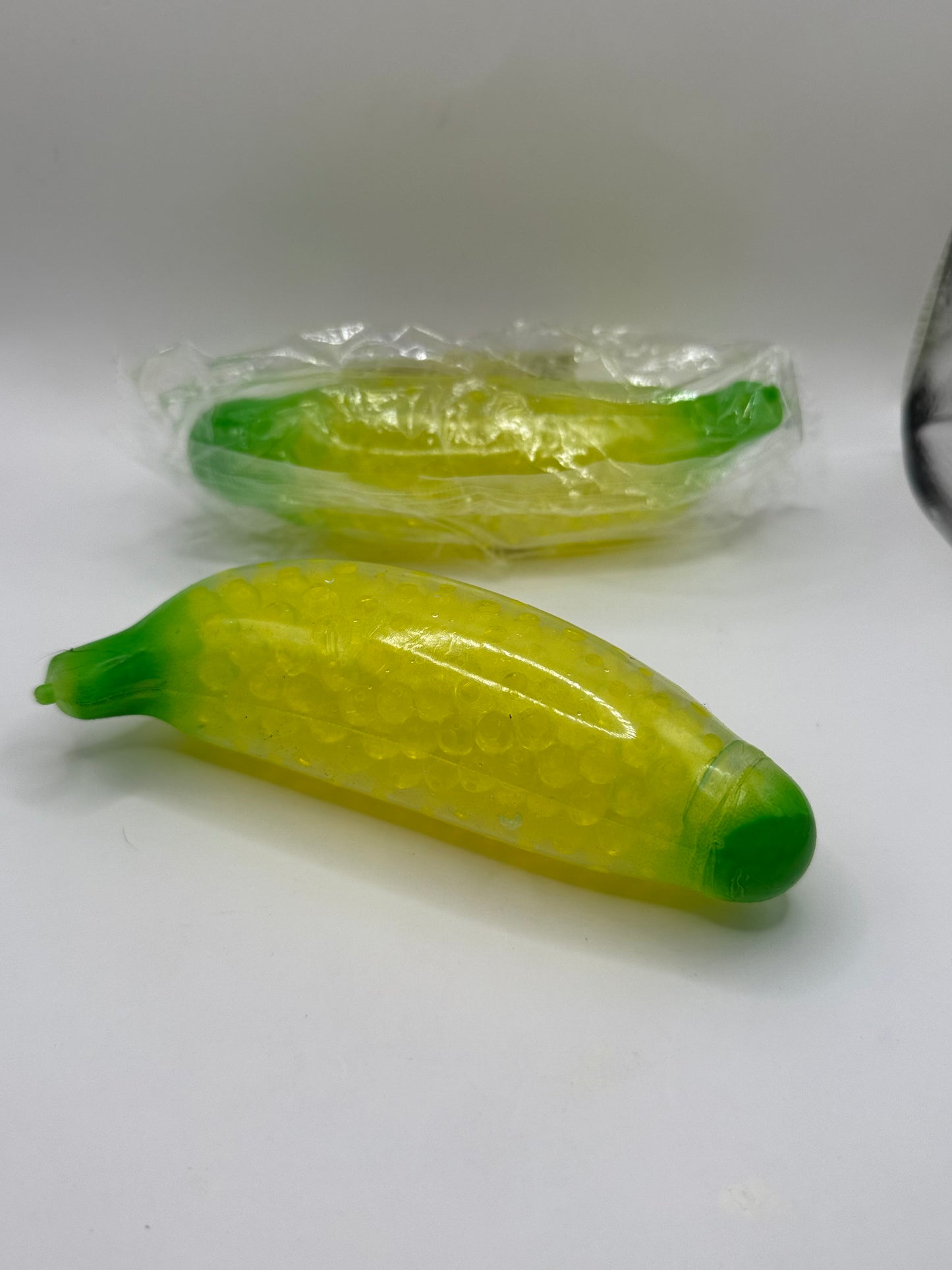 Orbeeze filled banana