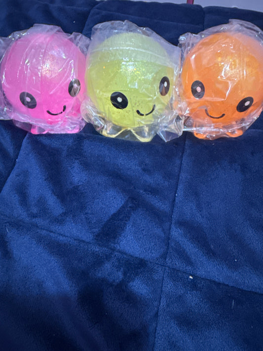 Octopus water filled glittery - Fidgeting Fingers