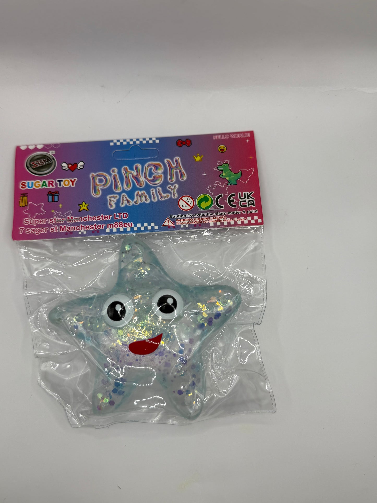 Sugar filled starfish fidget