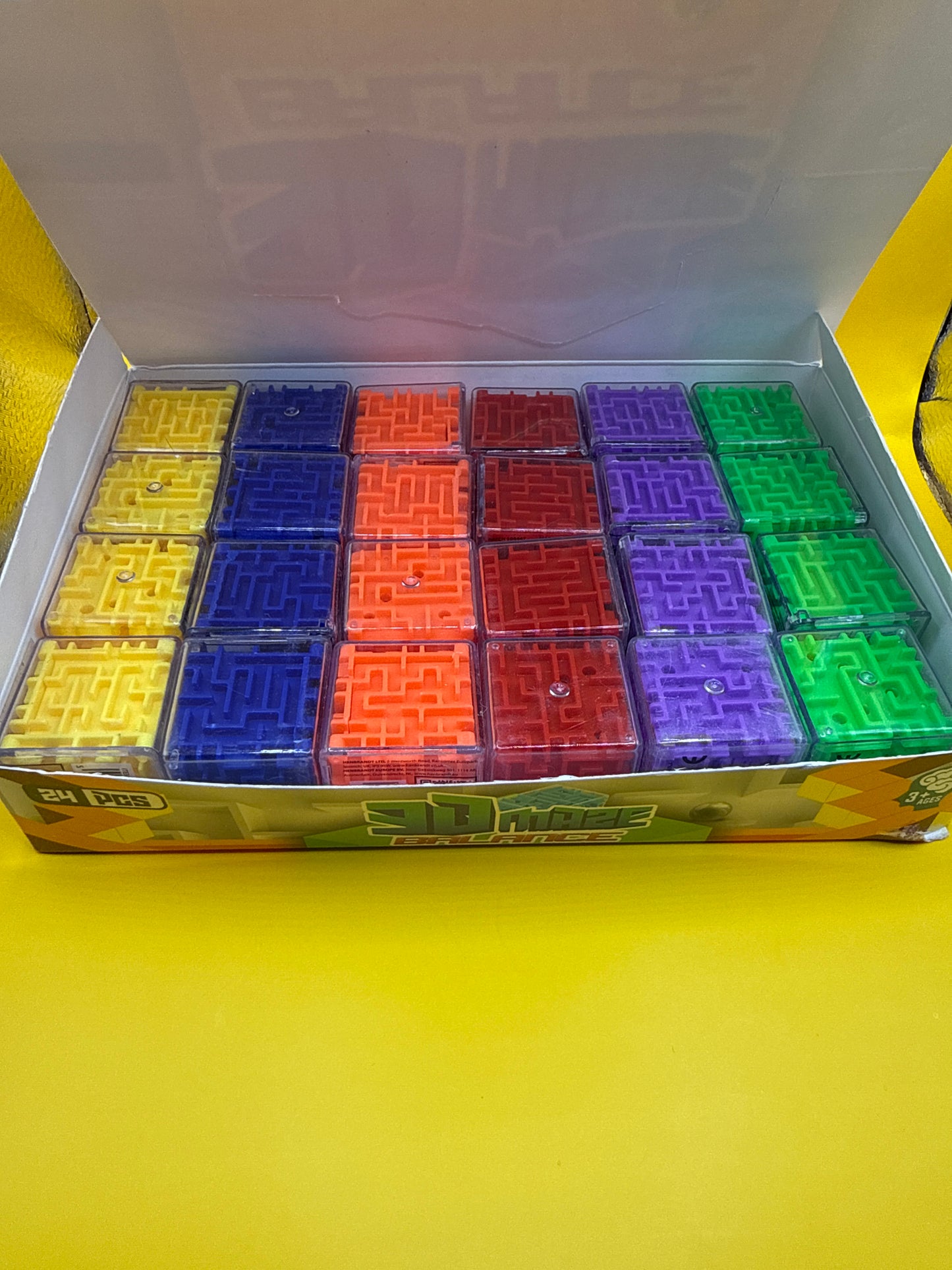 24 pcs 3D maze game - Fidgeting Fingers