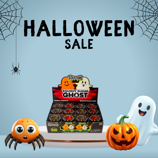 Glow in the Dark Sugar Ghost | Halloween Sensory Fidget Toy