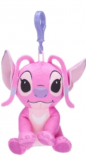 Angel keychain pink with clip - Fidgeting Fingers