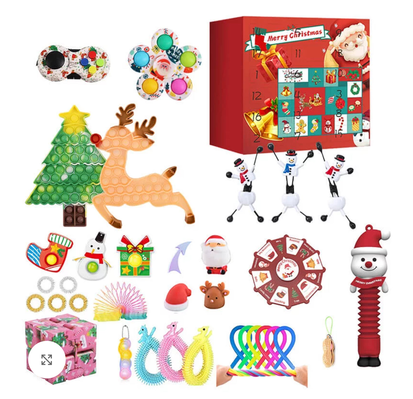 Christmas fidget advent calendar - Fidgeting Fingers