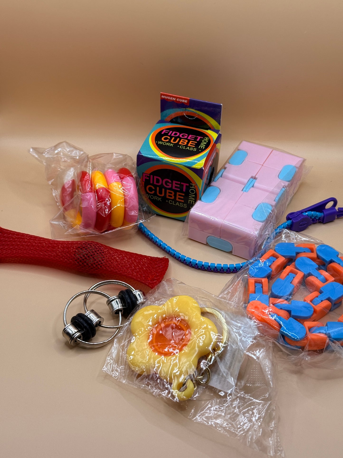 Silent Focus Fidget Bundle – Quiet Sensory Toys for School, Work & Study - Fidgeting Fingers