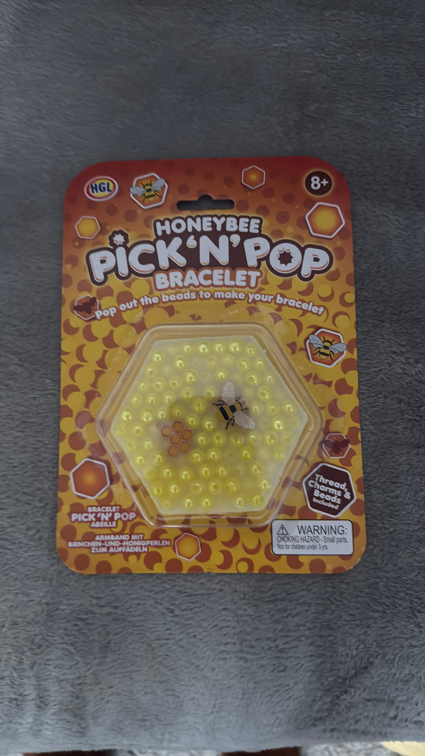 Pick n pop bracelet honeybee - Fidgeting Fingers