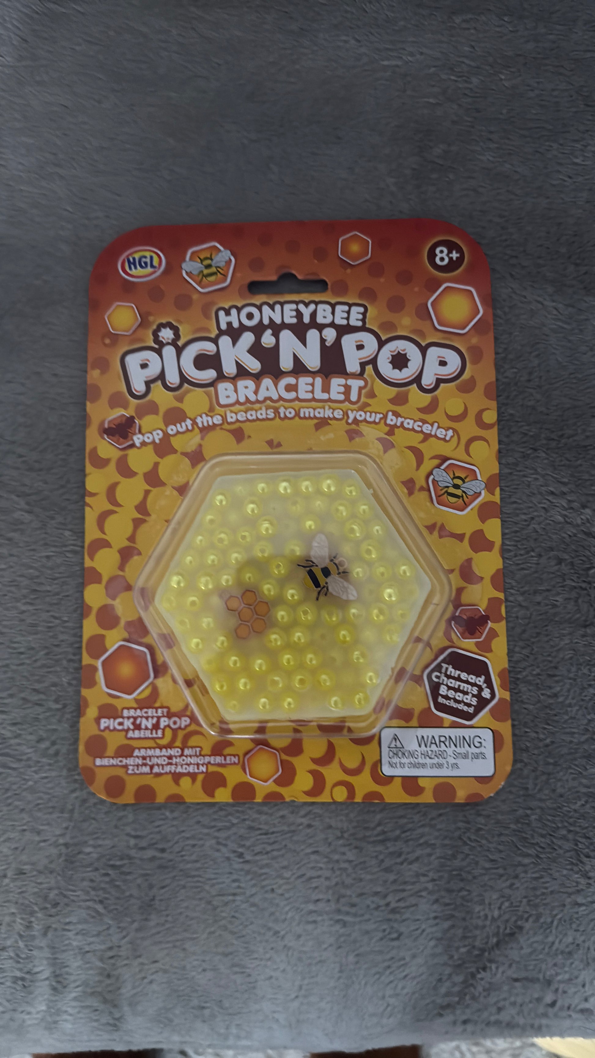 Pick n pop bracelet honeybee - Fidgeting Fingers