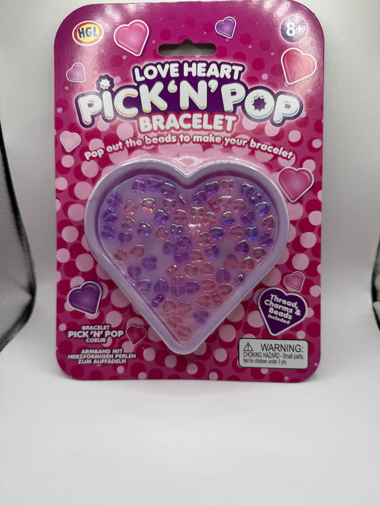 Pick n pop love heart bracelet - Fidgeting Fingers