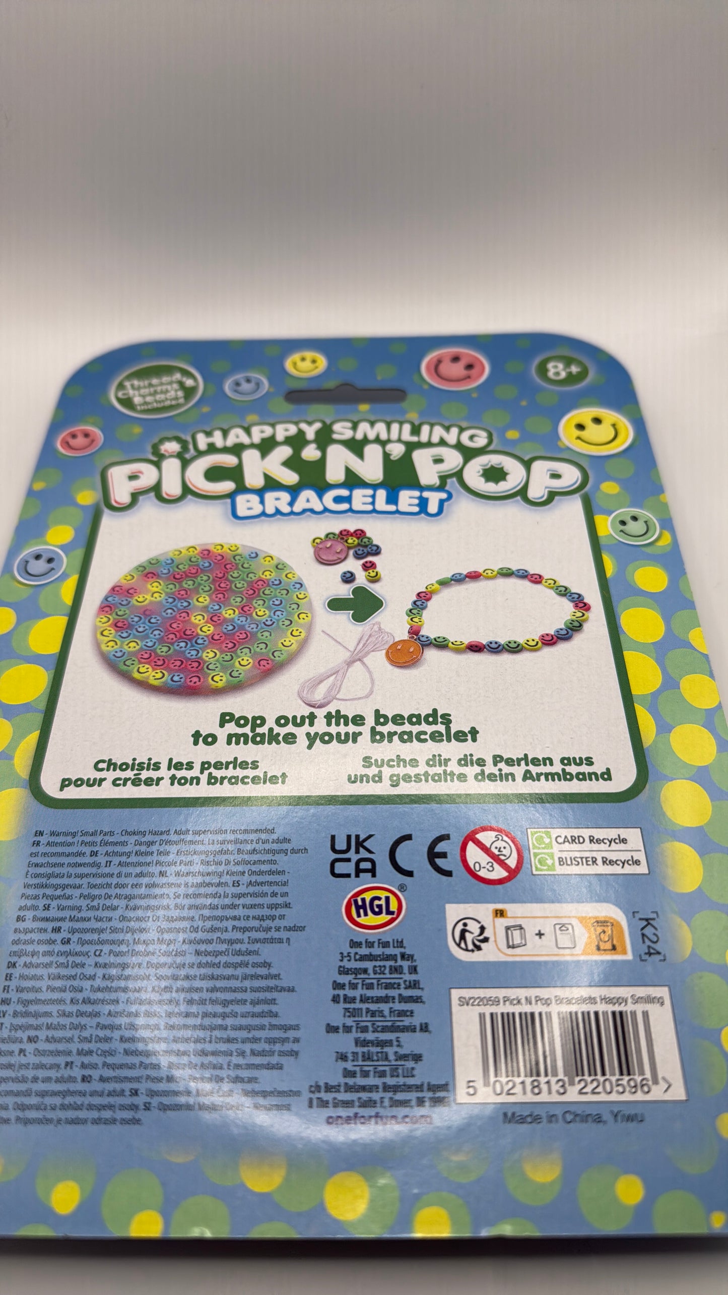 Pick n pop happy smile bracelet - Fidgeting Fingers