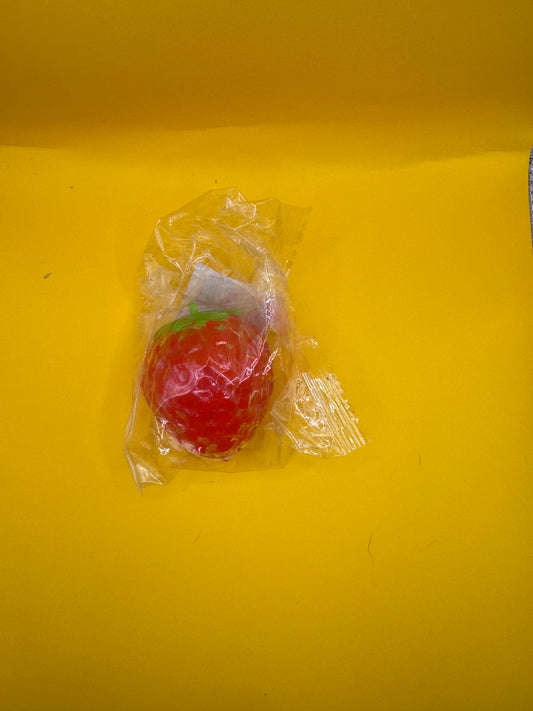 Orbeez filled strawberry fidget toy squishy
