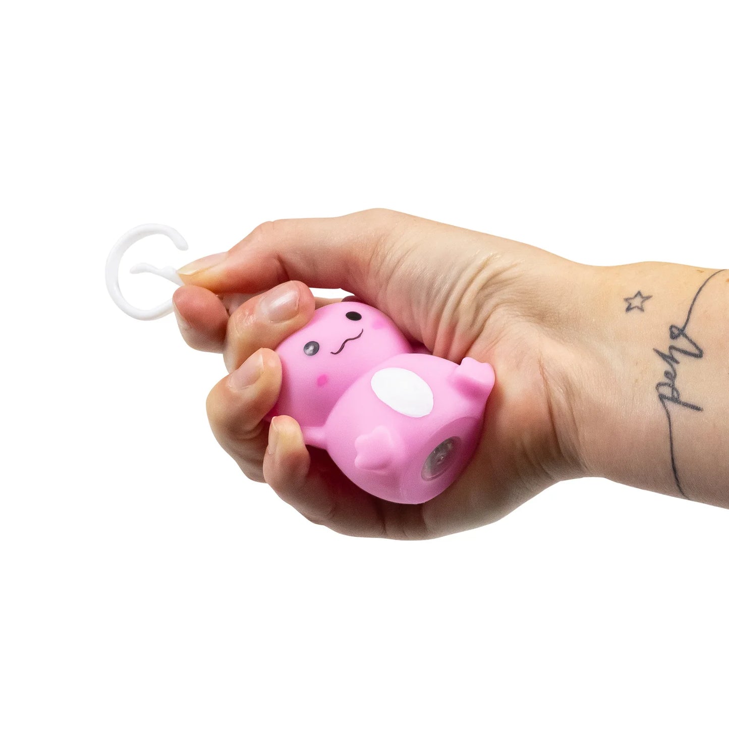 Light Up Axolotl Keychain