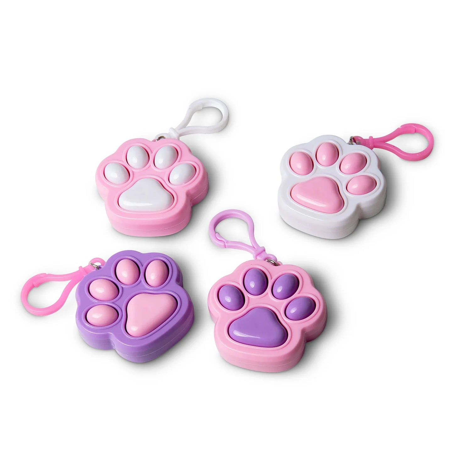 Fidget Paw Clicker – Stress Relief Keychain Toy (4 Styles)