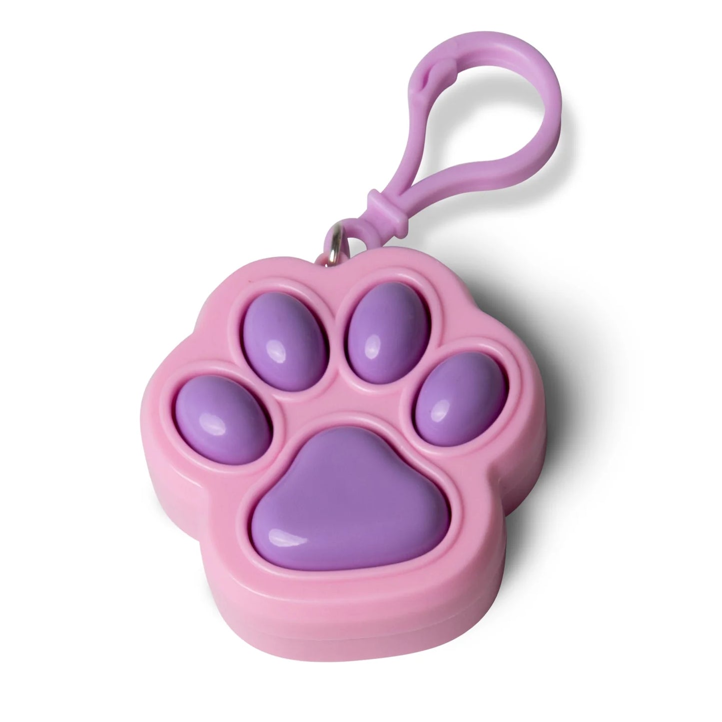 Fidget Paw Clicker – Stress Relief Keychain Toy (4 Styles)