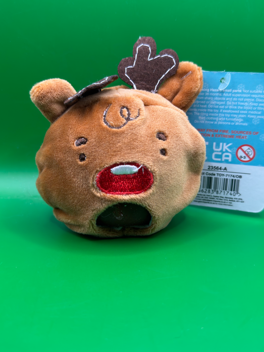 Christmas Plush Glitter Squishies – Festive Squeeze Plush Figures