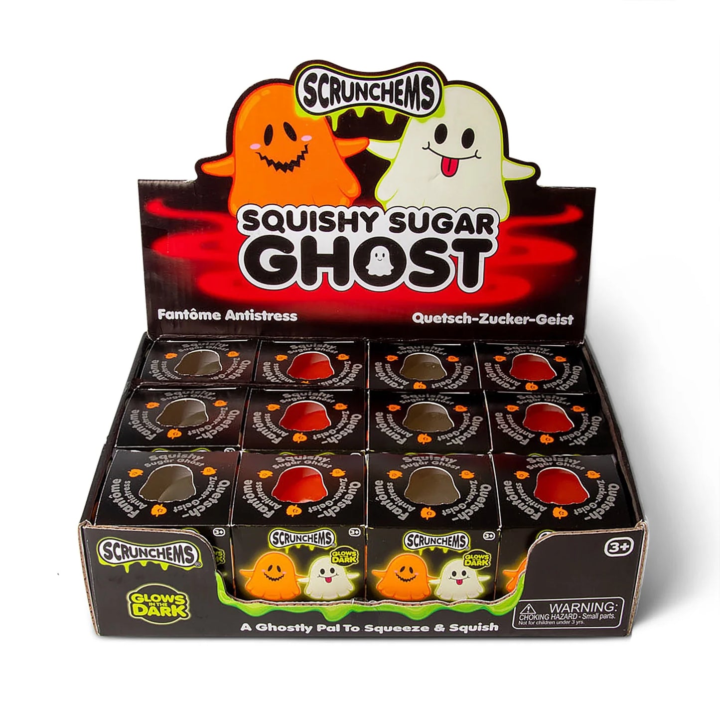 Glow in the Dark Sugar Ghost | Halloween Sensory Fidget Toy