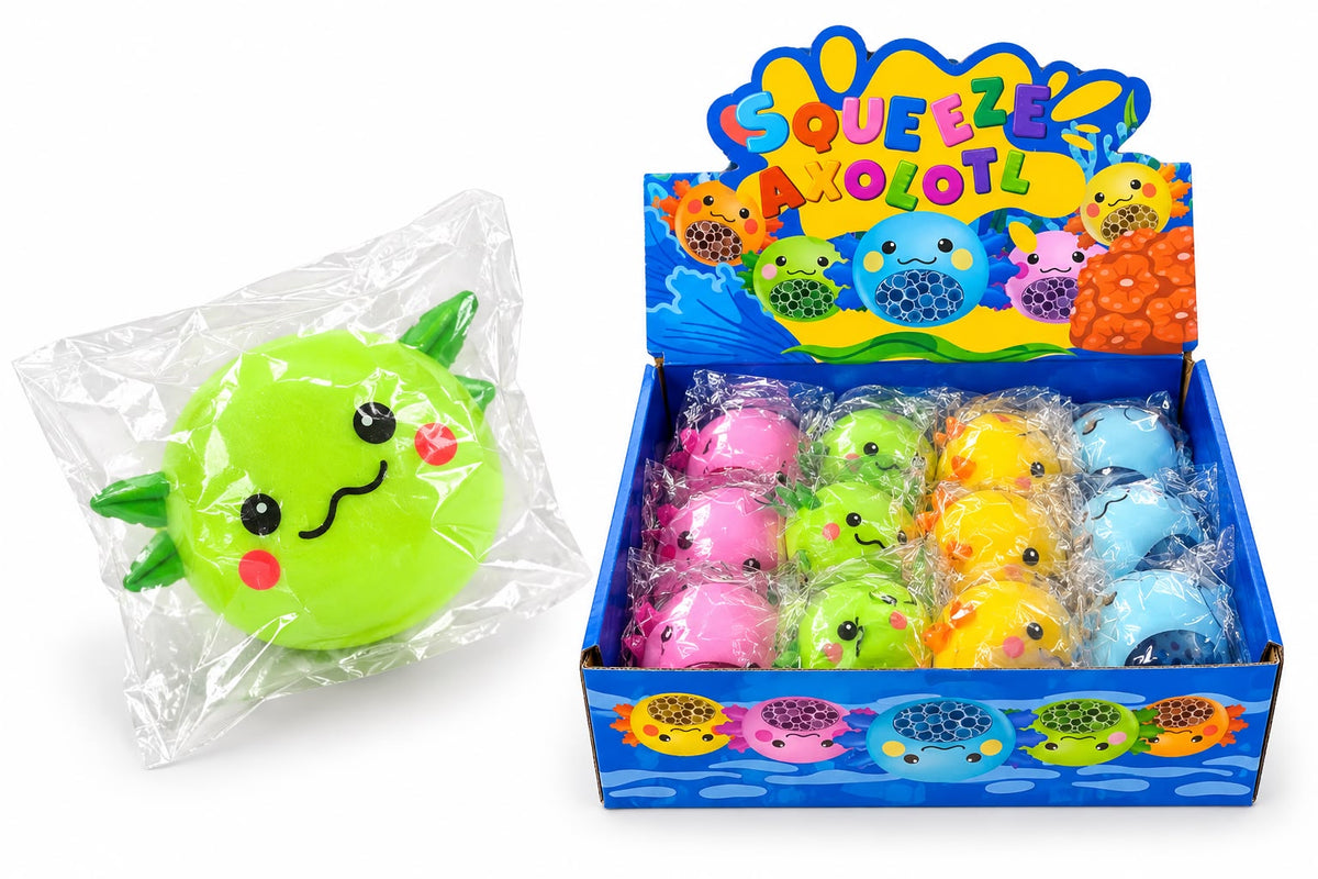 10cm Axolotl Squeeze Ball Sensory Fidget Toy
