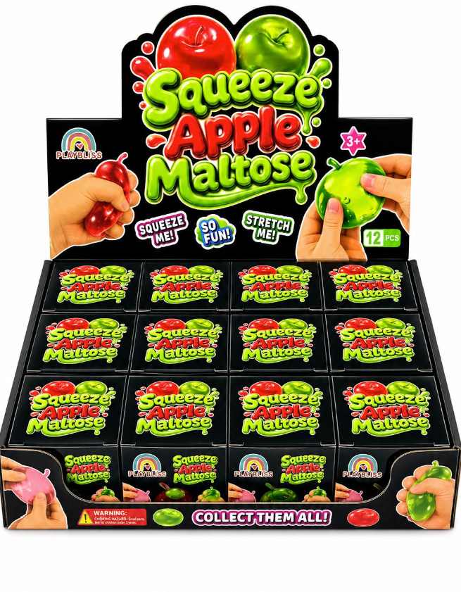 Maltose Apple Sensory Squishy Toy