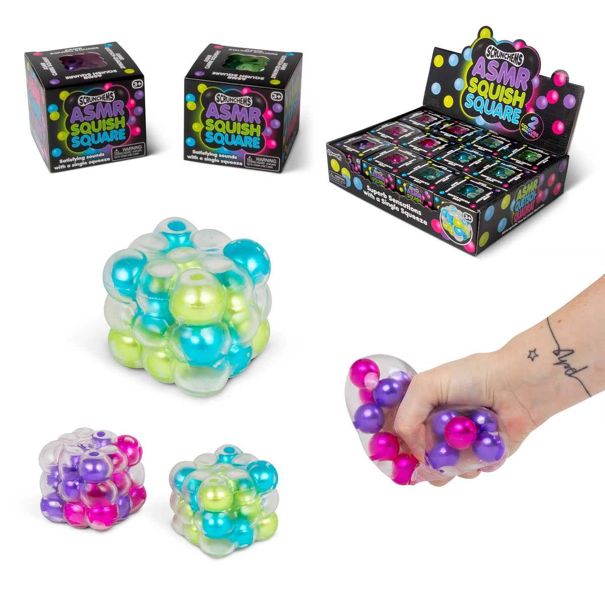Scrunchems ASMR Squish Square Sensory Toy