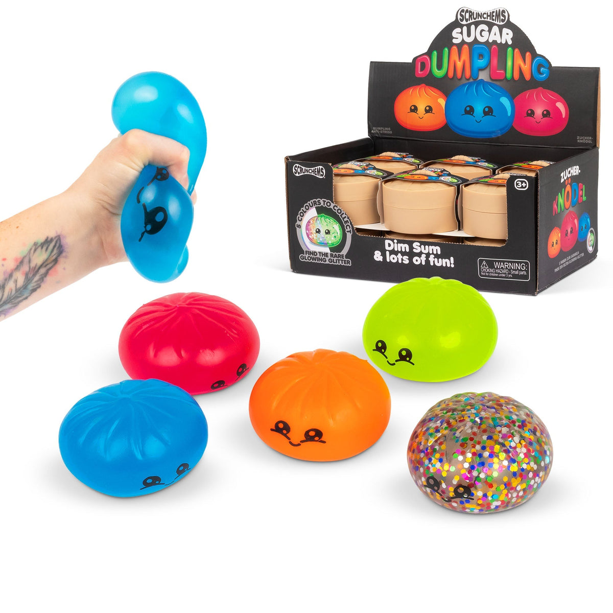 Scrunchems Sugar Dumpling Squishy Fidget Toy